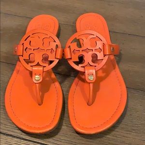 Tory Burch sandals - orange, size 7